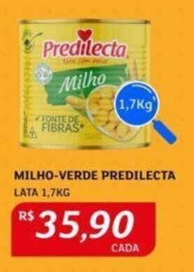 Assaí Atacadista MILHO-VERDE PREDILECTA LATA 1,7KG oferta