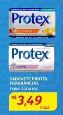 Assaí Atacadista SABONETE PROTEX FRAGRÂNCIAS EMBALAGEM 85G oferta