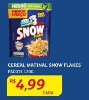 CEREAL MATINAL SNOW FLAKES PACOTE 120G