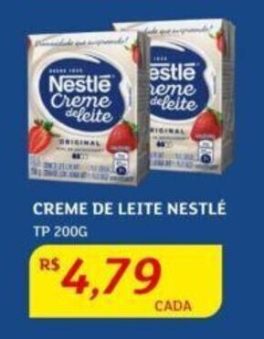 Assaí Atacadista CREME DE LEITE NESTLÉ TP 200G oferta