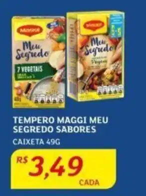 Assaí Atacadista TEMPERO MAGGI MEU SEGREDO SABORES CAIXETA 49G oferta