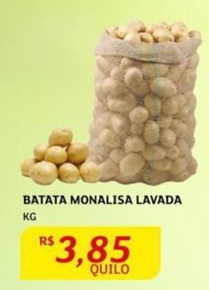 Assaí Atacadista BATATA MONALISA LAVADA KG oferta