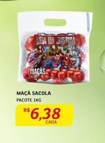 Assaí Atacadista MAÇÃ SACOLA PACOTE 1KG oferta