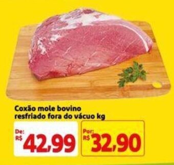 Extra Supermercado Coxão mole bovino resfriado fora do vácuo kg oferta