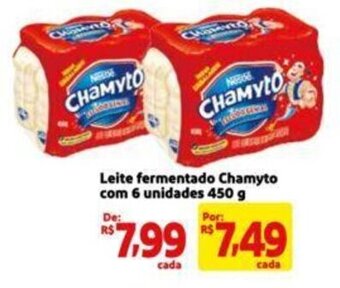 Extra Supermercado Leite fermentado Chamyto com 6 unidades 450 g oferta