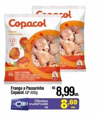 Fort Atacadista Frango a Passarinho Copacol IQF 800g oferta