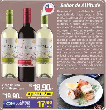 Fort Atacadista Vinho Chileno Vina Maipo 750ml oferta