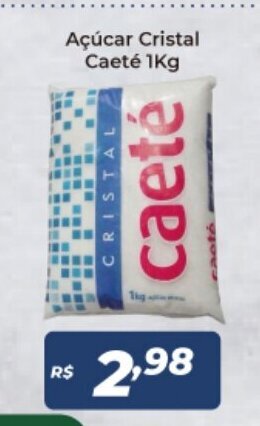 Atakarejo Acucar Cristal Caete 1kg oferta
