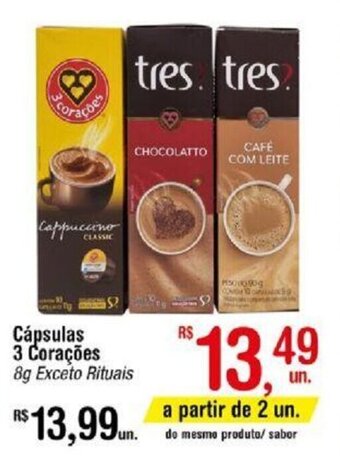 Fort Atacadista Cápsulas 3 Corações 8g Exceto Rituais oferta