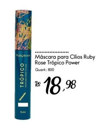 Giassi Supermercados Máscara para Cílios Ruby Rose Trópico Power oferta