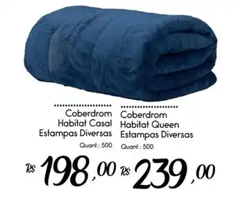 Giassi Supermercados Coberdrom Casal Habitat Estampas Diversas oferta