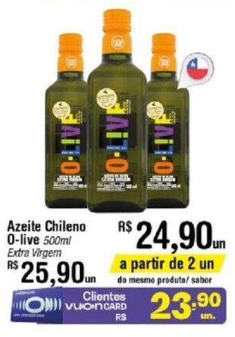 Fort Atacadista Azeite Chileno 0-live 500ml Extra Virgem oferta