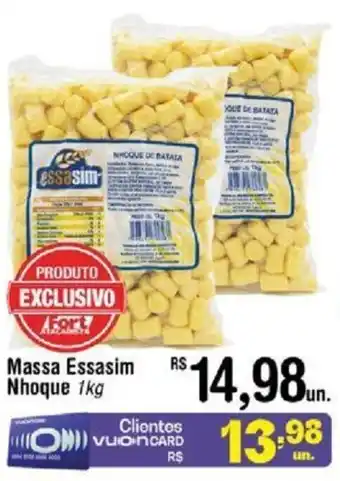 Fort Atacadista Massa Essasim Nhoque 1kg oferta