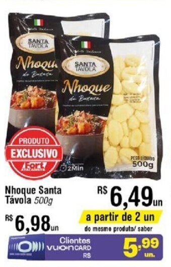 Fort Atacadista Nhoque Santa Távola 500g oferta