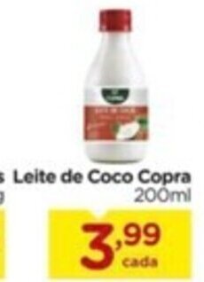 Carrefour Leite de Coco Copra 200ml oferta