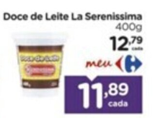 Carrefour Doce de Leite La Serenissima 400g oferta