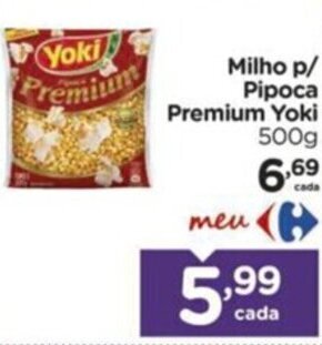 Carrefour Milho p/ Pipoca Premium Yoki 500g oferta
