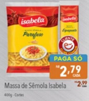 Supermercados Condor Massa de Sêmola Isabela 400g oferta