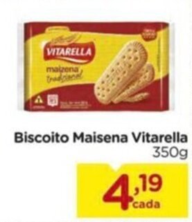 Carrefour Biscoito Maisena Vitarella 350g oferta