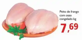 Supermercados ABC Peito de frango com osso kg oferta