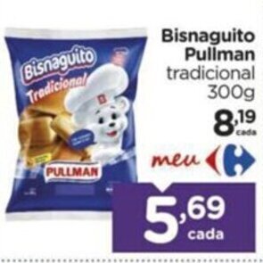 Carrefour Bisnaguito Pullman tradicional 300g oferta