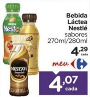 Carrefour Bebida Láctea Nestlé sabores 270ml/280ml oferta