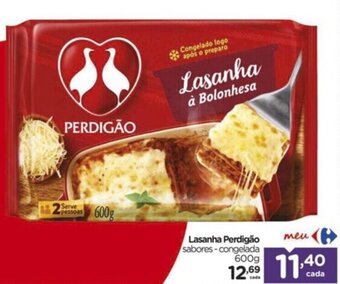 Carrefour Lasanha Perdigão sabores-congelada 600g oferta