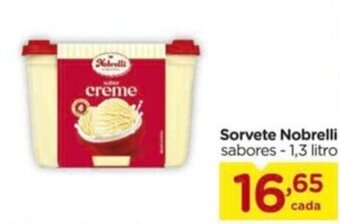 Carrefour Sorvete Nobrelli sabores -1,3 litro oferta