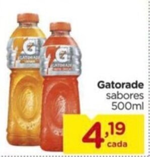 Carrefour Gatorade sabores 500ml oferta