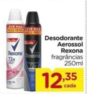 Carrefour Desodorante Aerossol Rexona fragrâncias 250ml oferta
