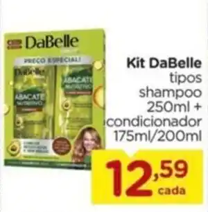 Carrefour Kit DaBelle tipos shampoo 250ml + condicionador 175ml/200ml oferta