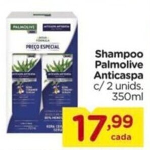 Carrefour Shampoo Palmolive Anticaspa c/2 unids. 350ml oferta