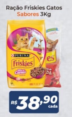 Racao Friskies Gatos Sabores 3kg