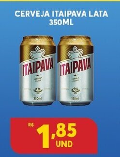 Atacadão Centro Sul Cerveja Itaipava lata 350ml oferta