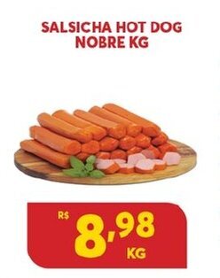 Atacadão Centro Sul Salsicha Hot Dog Nobre 1kg oferta