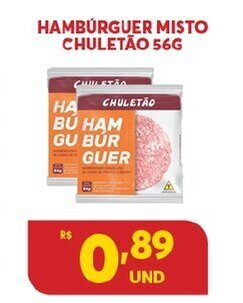 Atacadão Centro Sul Hamburguer Misto Chuletao 56g oferta
