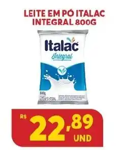 Atacadão Centro Sul Leite em po Italac Integral 1kg oferta