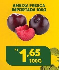 Ameixa Fresca Importada 100g