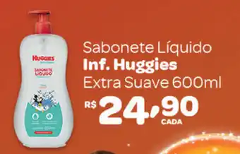 Fort Atacadista Sabonete Liquido Inf. Huggies Extra Suave 600ml oferta