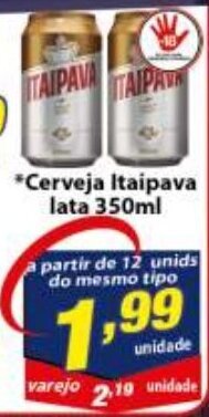 Vencedor Atacadista Cerveja Itaipava lata 350ml oferta