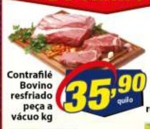 Vencedor Atacadista Contrafile Bovino resfriado peca a vacuo 1kg oferta