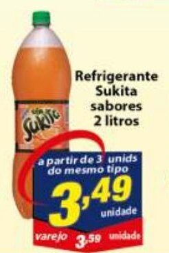 Vencedor Atacadista Refrigerante Sukita sabores 2L oferta