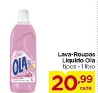 Carrefour Lava-Roupas Líquido Ola tipos-1 litro oferta