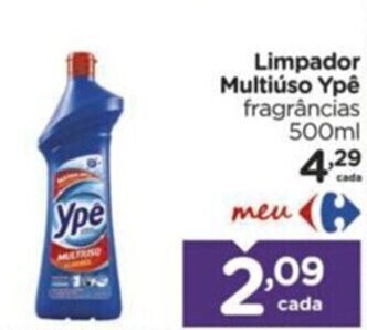 Carrefour Limpador Multiúso Ypê fragrâncias 500ml oferta