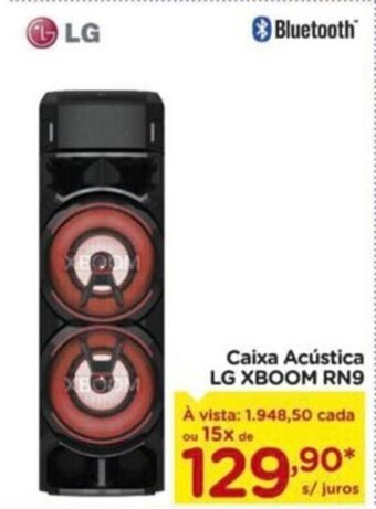 Carrefour Caixa Acústica LG XBOOM RN9 oferta