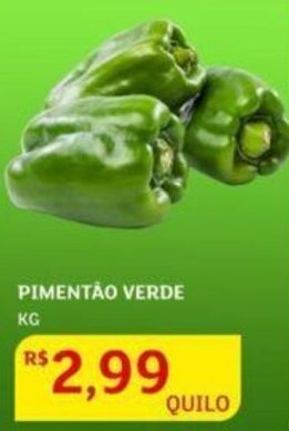 Assaí Atacadista PIMENTÃO VERDE KG oferta