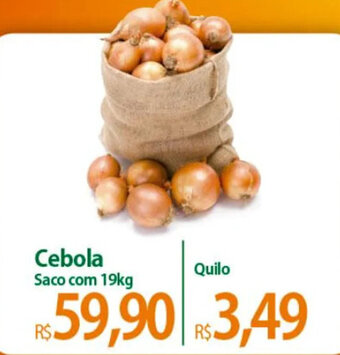 Atacadão Cebola Saco com 19kg oferta