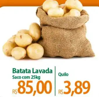 Atacadão Batata Lavada Saco com 25kg oferta