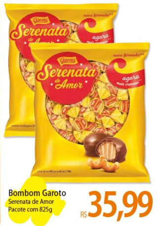 Atacadão Bombom Garoto Serenata de Amor Pacote com 825g oferta
