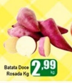 Batata Doce Rosada 1kg